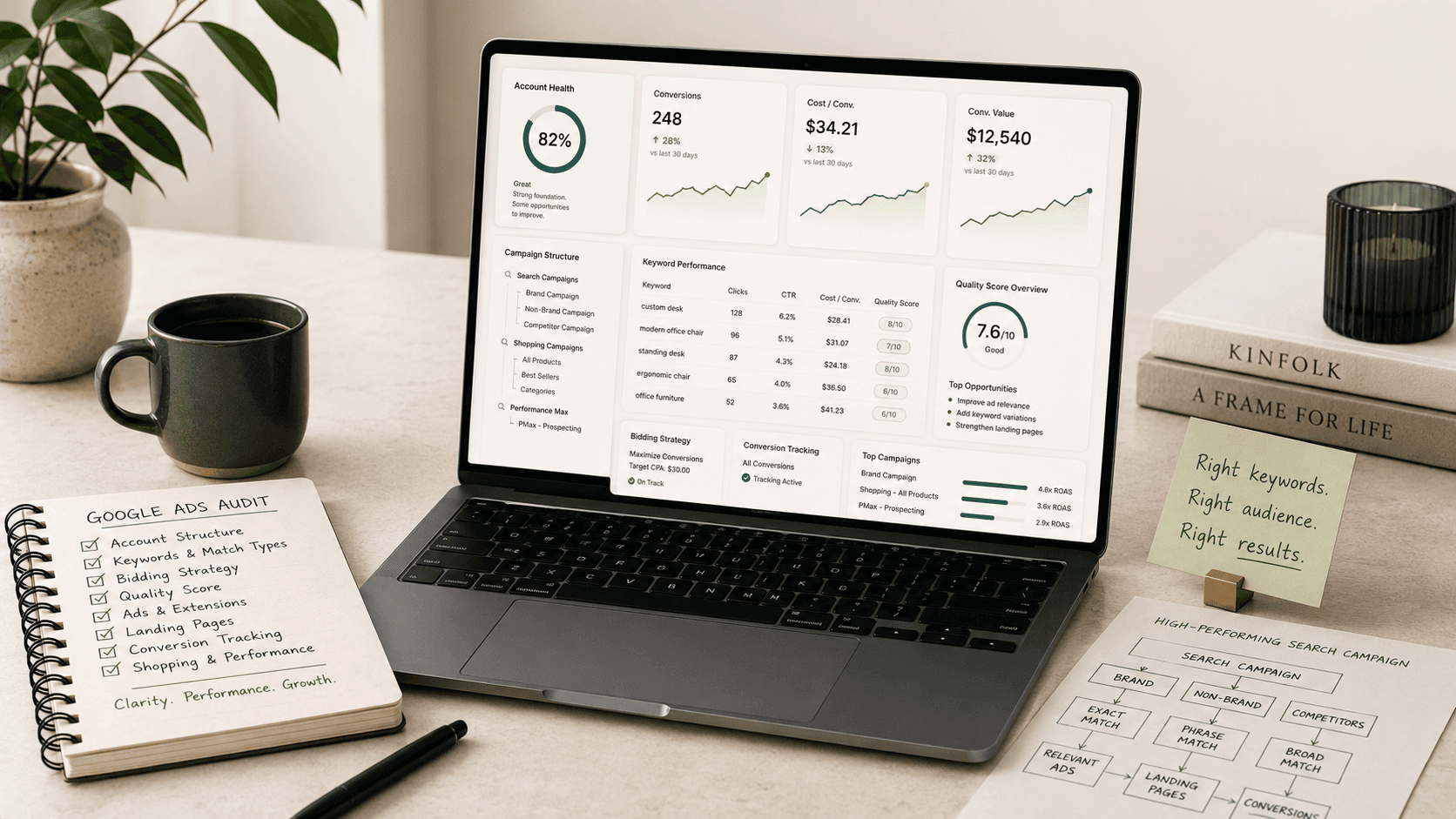 Google Ads audit — search campaign consulting with Micah Sulik